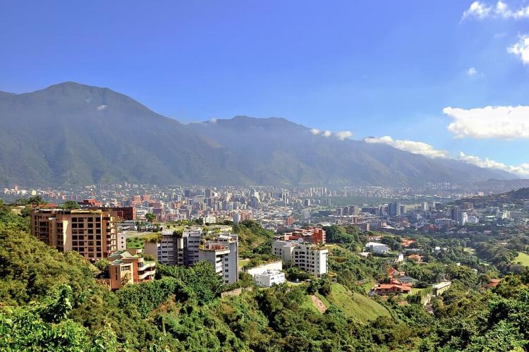 View from Valle Arriba Belvedere in Caracas, Venezuela