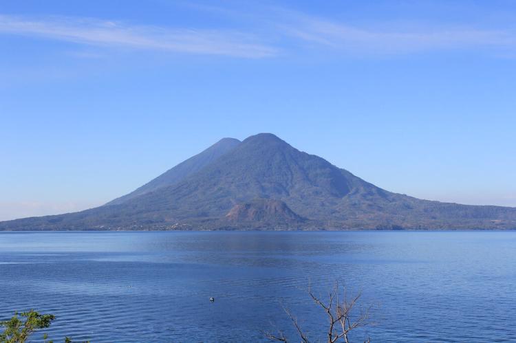 Lake Atitlan, Volcan Toliman and Volcan Atitlán, Guatemalan Highlands