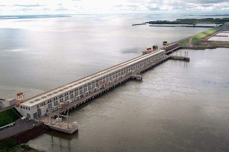 Yacyretá Hydroelectric Power Plant, on the Paraná River