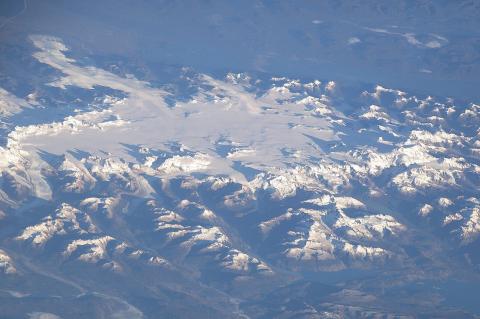 Aerial view of Northern Patagonia Ice Field, Chile