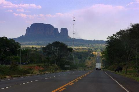 Route 5 and Cerro Memby, Northern Paraneña, Paraguay