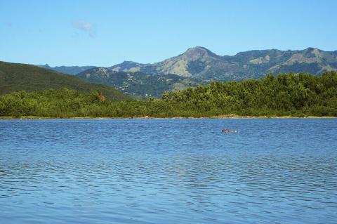 Cordillera Central from Guayanilla Bay, Puerto Rico