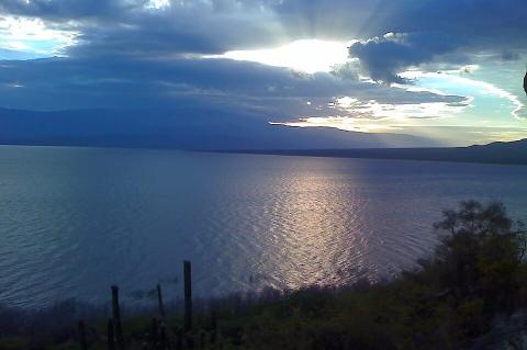 Lake Enriquillo, as seen from Caritas de los Indios, Dominican Republic