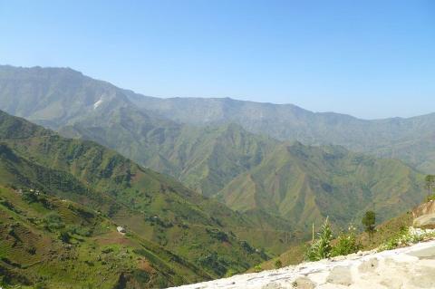 Massif de la Selle panorama, Haiti 