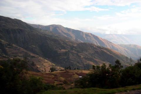 Peru mountain valley landscape