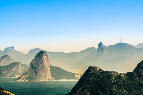 Panorama of Rio de Janeiro (Brazil)