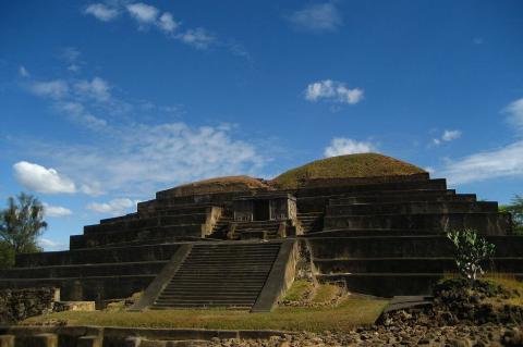 Mayan Ruins of Tazumal in Santa Ana, El Salvador
