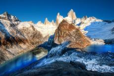 Andean glacial lakes, southern Andes