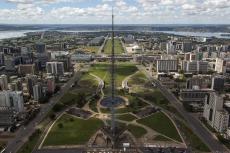 Monumental Axis and Brasilia TV Tower, Downtown Brasilia, Brazil