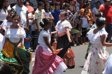 Sept 15 (Independence Day), folkoric dances, Costa Rica