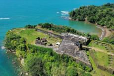 Aerial view of Fort San Lorenzo, Panama