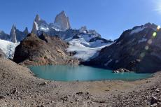 Fitz Roy and Laguna de Los Tres Panorama - Parque Nacional Los Glaciares - April 2016