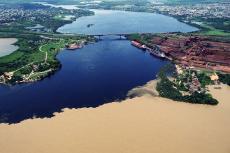 Union of Rio Caroni with Orinoco
