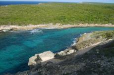 Dry scrub landscape, Grande-Terre Island, Guadeloupe